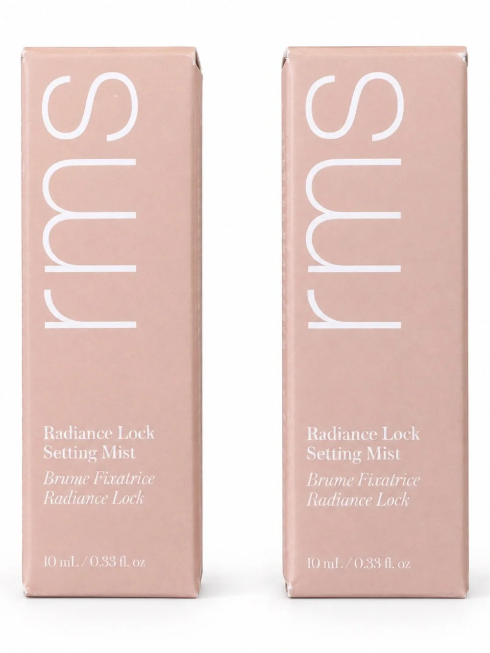 rms Beauty Radiance Lock Setting Mist Mini Duo 10ml X 2 BRAND NEW IN BOX